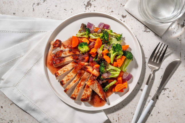 Smart Roasted Fig-Maple Pork Chops