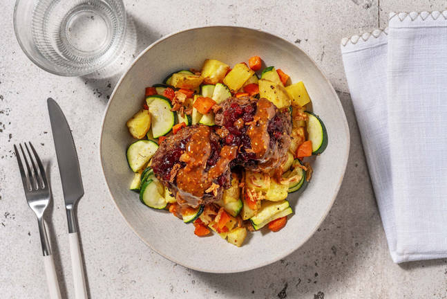 Smart Cranberry-Sage Pork Patties