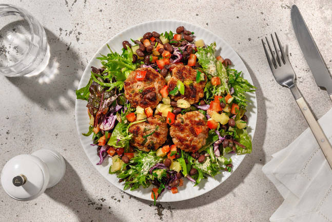 Repas futé : Galettes de poulet caribéen