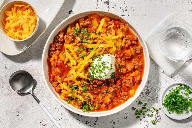 Smart Jalapeño Beef Chili