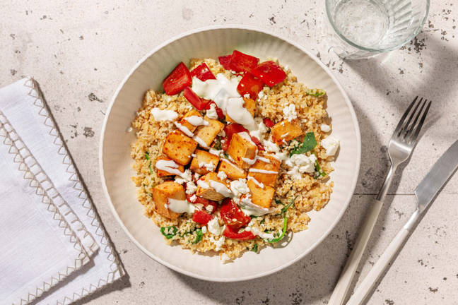 Carb Smart Harissa-Honey Glazed Tofu