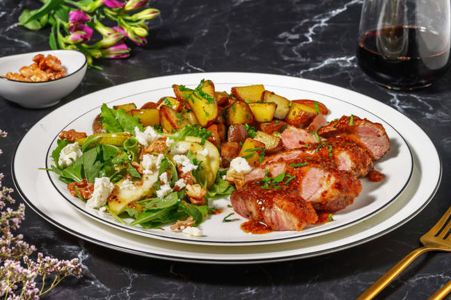 Apricot-Mustard Glazed Duck