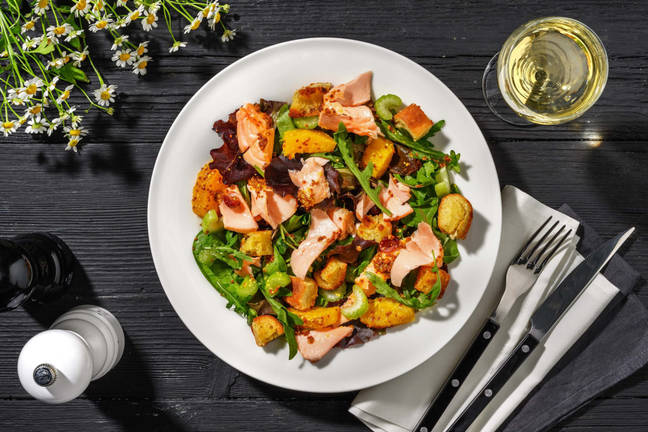 Roasted Honey-Mustard Salmon