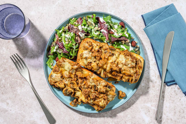 SuperQuick Beef-and-Mushroom Melts