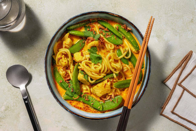 SuperQuick Spicy Tilapia Laksa