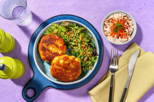 Aloo tikki de patata y zanahoria estilo indio