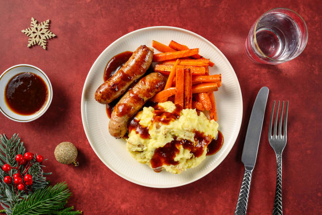 Cumberland Sausages and Parsnip Mash