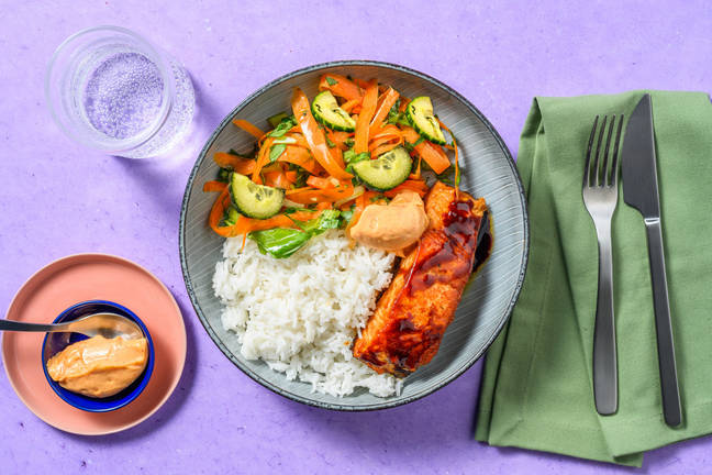 Snabbstekt öring på vietnamesiskt vis