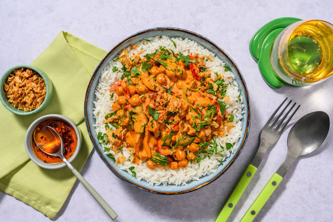 Rask thailandsk kikertkarri