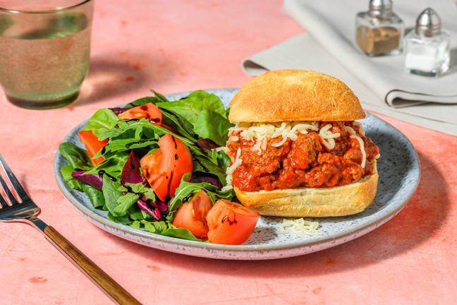 Spiced Sloppy Joe Ciabattas