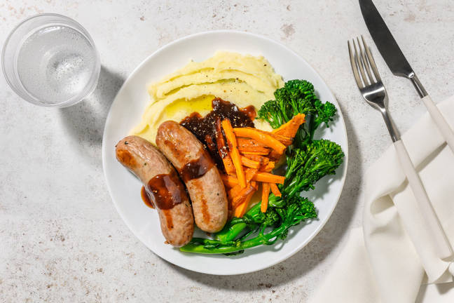 Banging Bangers and Garlic Mash