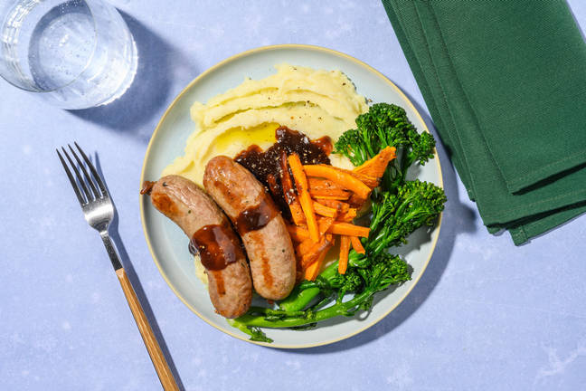 Banging Bangers and Garlic Mash