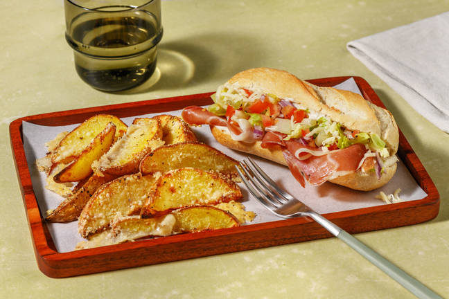 Italiensk prosciuttobaguette