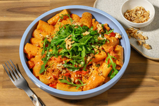 Hurtig chorizo-rigatoni