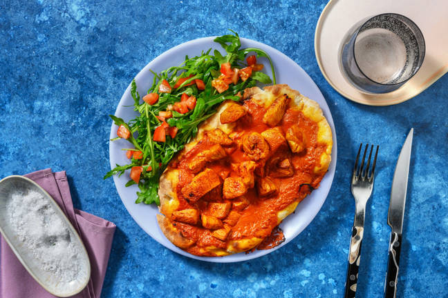 Speedy Butter Chicken Baked Naan