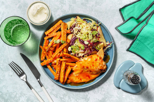 Sweet Soy Chicken & Ponzu Slaw