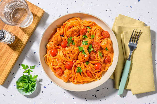 Creamy Chicken & Chilli Speedy Spaghetti