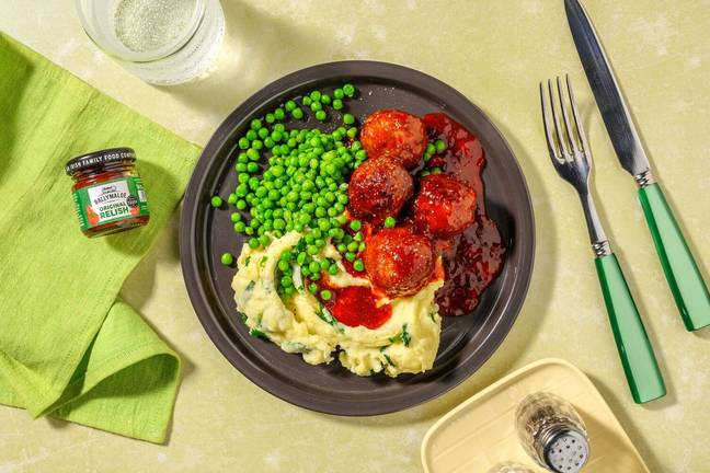 Pork Meatballs in Ballymaloe Relish