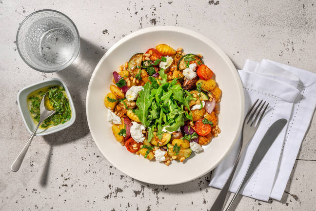 Middelhavsinspireret ovnbagt gnocchi