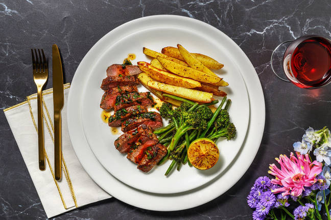 Irish Sirloin Steak in Chimichurri Butter