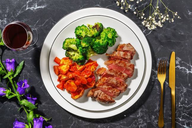 21-day Aged Irish Sirloin Steak and Sofrito Potatoes