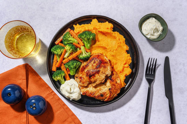 Smokey Chicken & Garlic Kūmara Mash