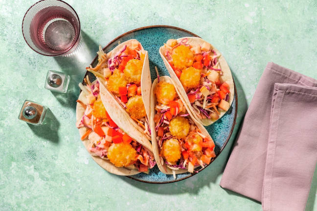 Panko Shrimp Wraps