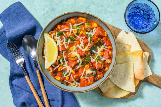 Express Tex-Mex Chorizo & Black Bean Stew