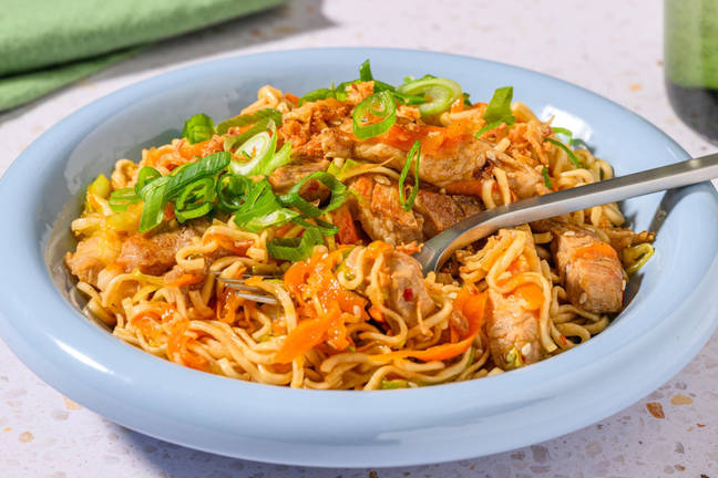 Sweet & Spicy Sesame Pork Noodles