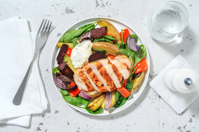 Ugnsbakad BBQ-kyckling