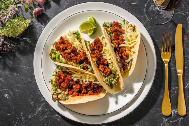 BBQ Tacos mit Weiderinderhack & Gouda