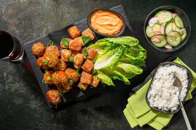 Vietnamese Pork Bun Cha & Popcorn Tofu