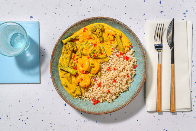 Korma Style Prawn Curry