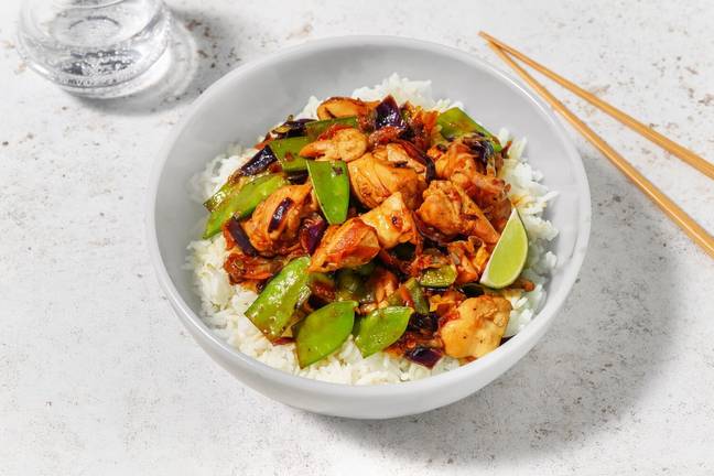 Sambal Teriyaki Chicken Stir-Fry