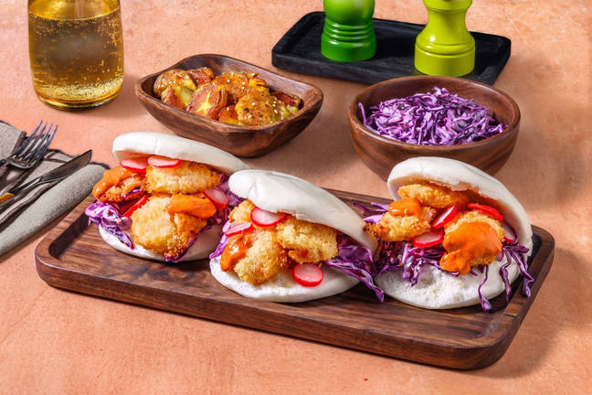 Sweet and Spicy Prawn Bao