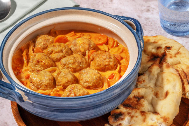 Polpette di pollo pronte in salsa tandoori