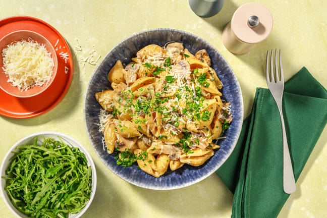 Conchiglie sauce champis & fromage