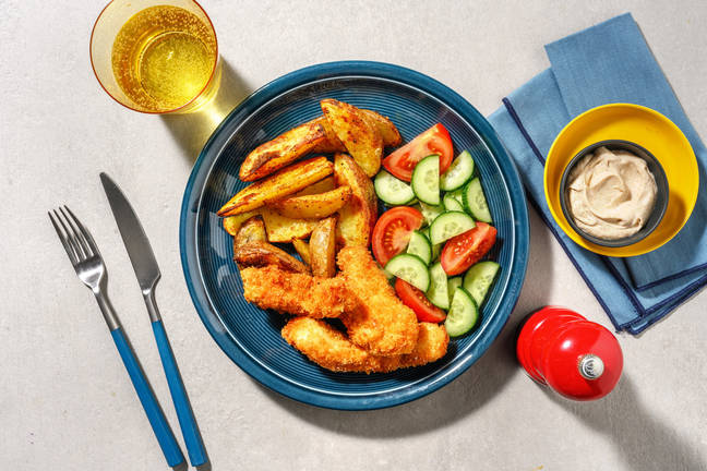 Tenders de dinde BBQ & potatoes