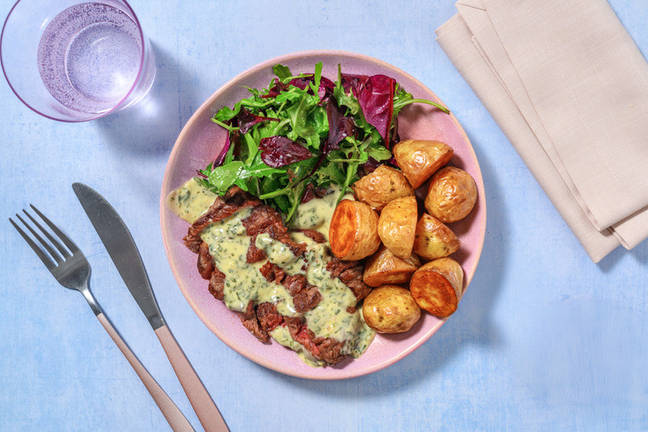 Pavé de bœuf de race & sa sauce secrète