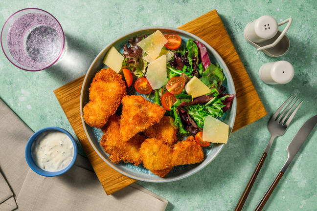 Crispy nuggets & sauce ranch maison
