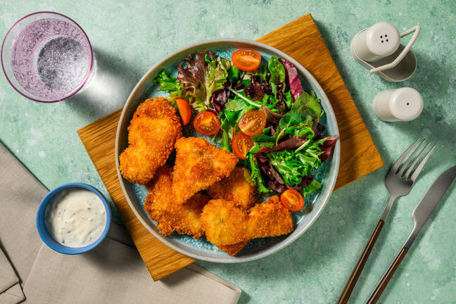 Crispy nuggets & sauce ranch maison