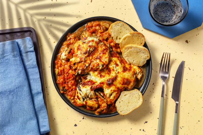 Moussaka veggie : lentilles corail & aubergine