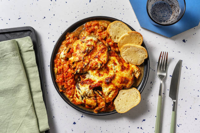 Moussaka veggie : lentilles corail & aubergine