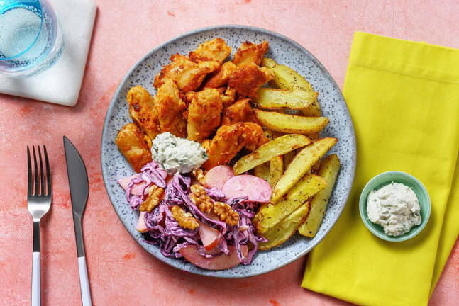 Sprøde veggiestrimler