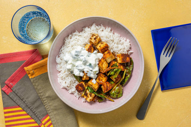 Indisk halloumi-butter masala