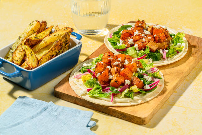 Harissa Butternut Squash Tacos