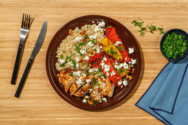Mexican-Spiced Chicken Thigh with Roasted Peppers 
