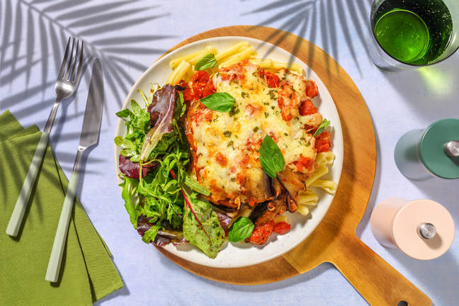 Gratin d'aubergine alla parmigiana