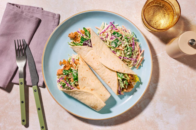 Wraps fraîcheur poulet façon souvlaki