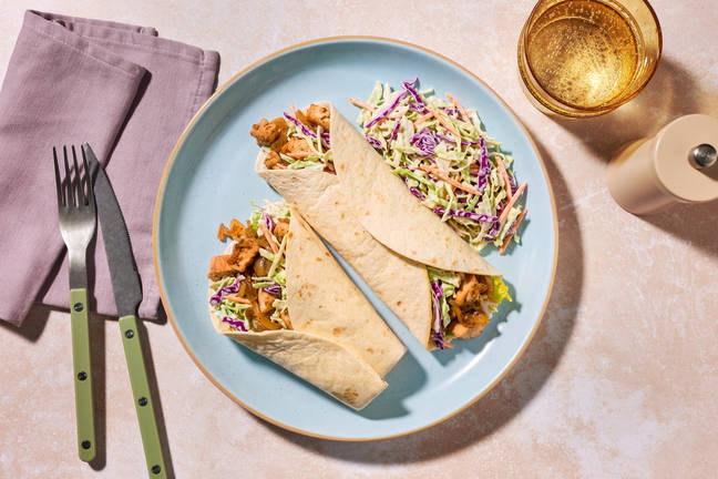 Wraps fraîcheur poulet façon souvlaki
